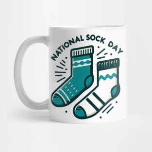 national sock day Mug